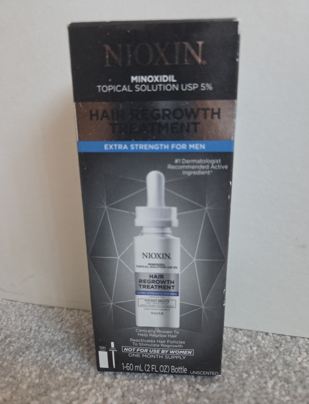 Nioxin Minoxidil 5% Hair Regrowth Treatment for Men - 2oz